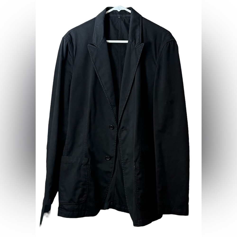 Elie Tahari Men's Black Blazer 100% Cotton